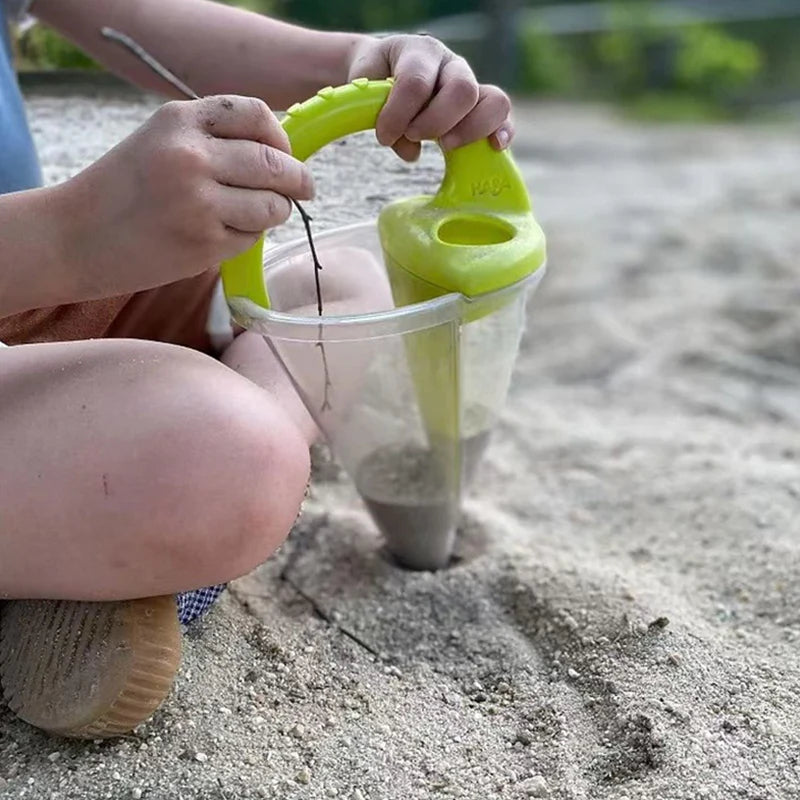 🏖️ Kreatív kúp alakú játék tengerparti szórakozáshoz – Homokozó kiegészítő – Formázható, könnyű, szórakoztató gyerekeknek 🎨