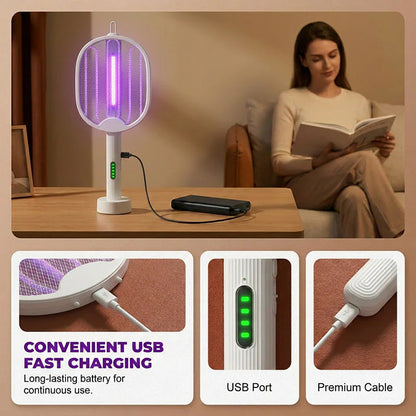 🔋🦟 Összecsukható 2 az 1-ben szúnyogriasztó | USB-n keresztül tölthető – utánvéttel fizethető ✅
