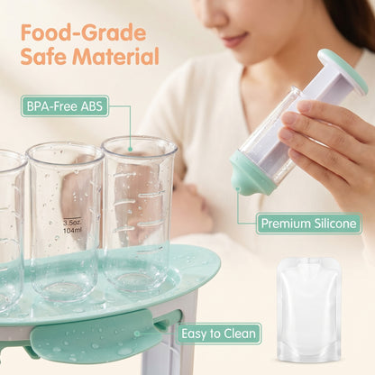 🍚🧴 Otthoni konyhai adagoló bébiételekhez – Egyszerű adagolás, tárolás és melegítés egyben 👶