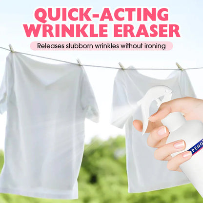 💨⚡ Kíméletes ránctalanító spray – Azonnal hat, nem kell vasalni, biztonságos kényes anyagokra is 🧥🌸