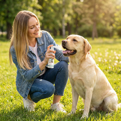 🐶 Kíméletes szájápoló spray háziállatok számára – Napi tisztítás fogmosás nélkül – Frissesség és egészséges lehelet kutyáknak és macskáknak 🐱