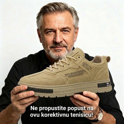 【⏰50% popusta danas! Ne propustite!】Connwan®Ergonomski dizajnirane ortopedske cipele za hodanje koje apsorbiraju udarce✅️Zdrave ortopedske cipele posebno dizajnirane za europske muškarce.