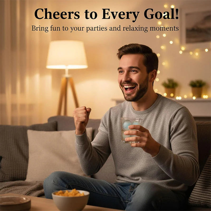 ⚽Szilikon jégkockaforma labda alakú – tökéletes jégkockák a nyári italokhoz 🧊✨