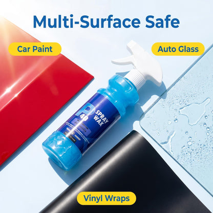 🚗 Autóápoló folyékony viasz spray – Kerámia-hibrid, víztaszító fény – Utánvéttel ✨