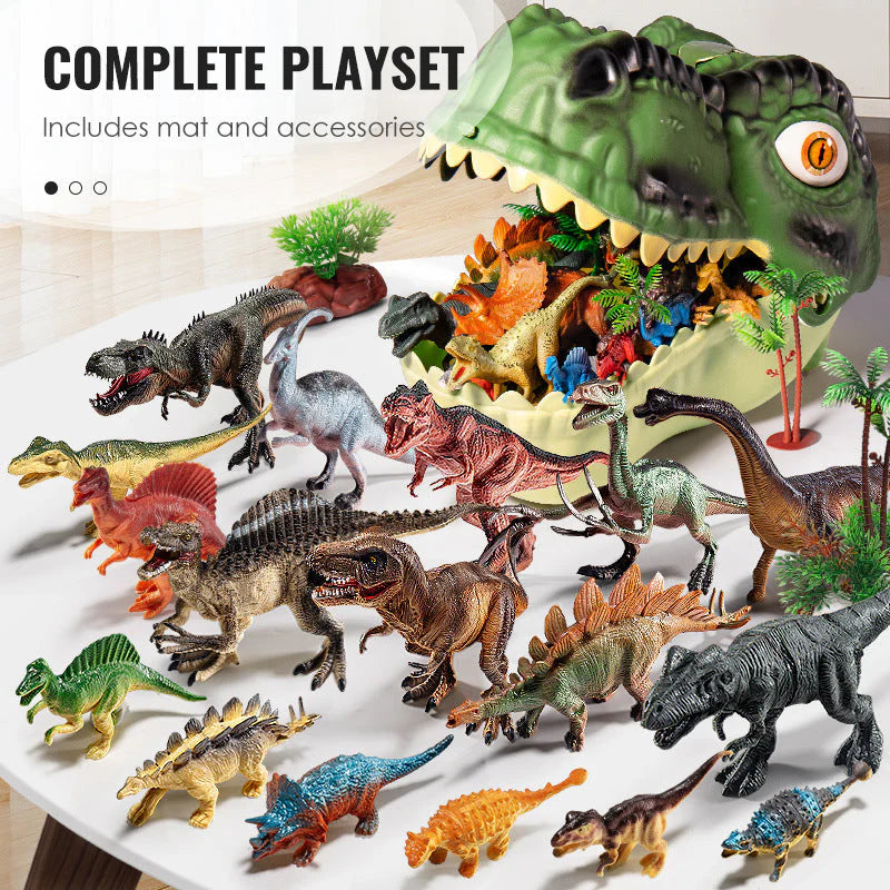 🦖🎁 Oktató és szórakoztató dinoszaurusz játék szett – Tökéletes ajándék kis felfedezőknek! 🎈