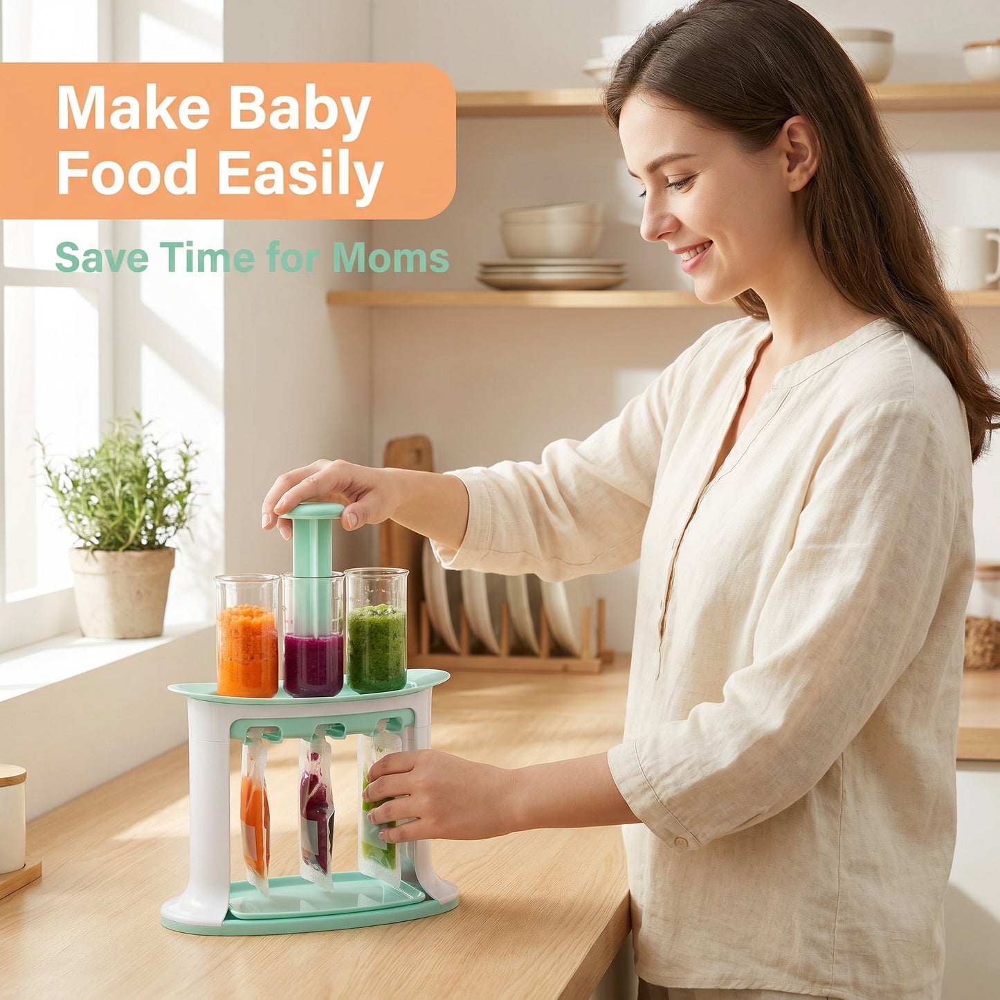 🍚🧴 Otthoni konyhai adagoló bébiételekhez – Egyszerű adagolás, tárolás és melegítés egyben 👶