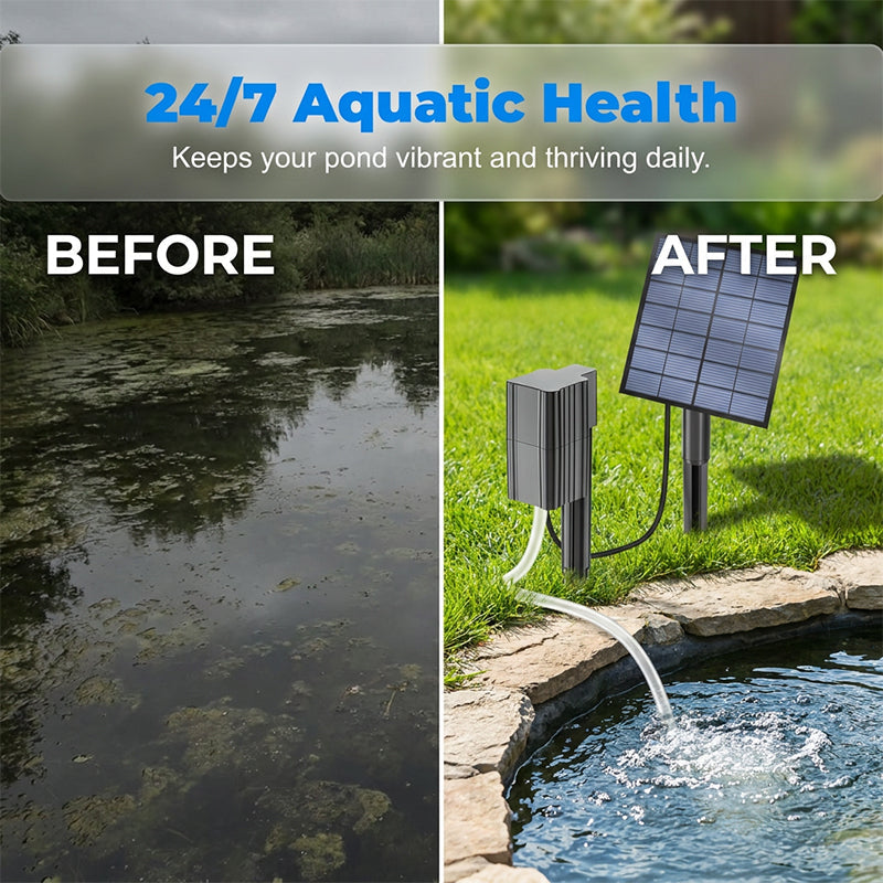 🏡 Napelemes kerti szellőző szivattyúval – kiválóan alkalmas üvegházakhoz, teraszokhoz vagy kerti tavakhoz 🐟🌿