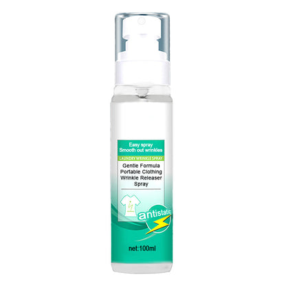 👕✨ Ránctalanító spray ruhákhoz – Kíméletes összetétel, hordozható kiszerelés – Vasalás nélkül, azonnal friss ruhák utazáshoz és otthonra 🌿💨