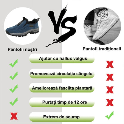 🔷70% reducere astăzi - Nu ratați! ⬛Pantofi ortopedici din piele întoarsă recent concepuți, moi, confortabili, impermeabili și antiderapanți 🦶 Ameliorează durerile de picioare