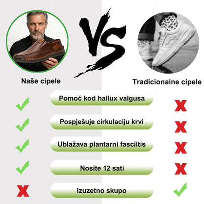 🔥 50% popusta – Ne propustite | Odabrana obuća od teleće kože – ortopedske cipele – 👞 – izdržljive, protuklizne i vodootporne | potpora svodu stopala, ublažavanje boli, unisex